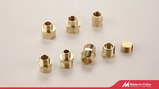  Brass Pipe Fitting Hex Bushing, Reducer Adapter, Nipple, Barstock Street Elbow Fitting